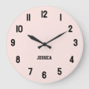 Search for blush pink clocks Minimalist