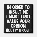 Search for insults magnets Funny
