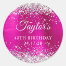 Search for silver hot pink stickers Girly