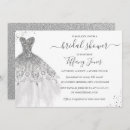 Search for silver white bridal shower invitations Watercolor
