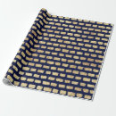 Search for dark blue christmas wrapping paper Gold