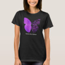 Search for domestic violence ribbon tshirts Butterfly