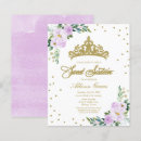 Search for lavender sweet 16 invitations Watercolor