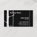 Search for birch tree business cards Forest