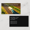 Search for truck driver business cards Modern