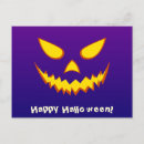 Search for pumpkin faces postcards Trick or treat