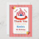 Search for circus thank you cards Big top