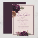 Search for plum purple invitations Gold