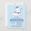 Search for seal birthday invitations Winter