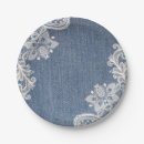 Search for country chic paper plates Blue