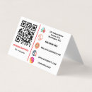 Search for facebook logo business cards Icon modern white