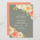 Search for sage green and peach invitations Blush pink