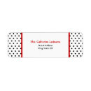 Search for red black plaid return address labels Baby shower