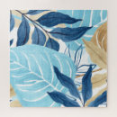 Search for palm leaves puzzles Watercolor