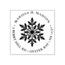 Search for snowflake rubber stamps Elegant