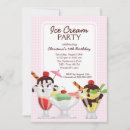 Search for ice cream sundae invitations Party