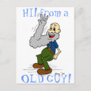 Search for cartoon old man postcards Funny