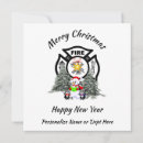 Search for firefighter christmas cards Fire truck