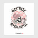 Search for halloween coffee stickers Retro