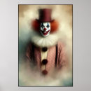Search for scary clown posters Vintage