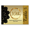 Search for black lace table table cards Gold