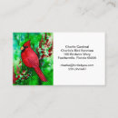 Search for cardinal bird business cards Red