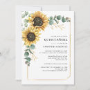 Search for sunflower quinceanera invitations Mis quince