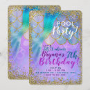Search for iridescent birthday invitations Purple