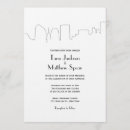 Search for skyline wedding invitations Minimal