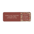 Search for brick return address labels Rustic