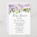 Search for lilac baby girl shower invitations Flowers