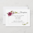 Search for burgundy flowers invitations Botanical