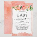 Search for pastel baby shower invitations Flowers