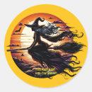 Search for witch riding broom stickers Witches