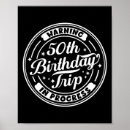 Search for funny 50th birthday posters Vacation