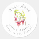 Search for fuchsia flower stickers Red