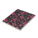 Search for grey flower tiles Black