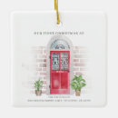 Search for red door christmas tree decorations New address