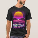 Search for synthwave tshirts Retro futurism