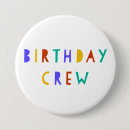 Search for birthday crew badges Party