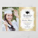 Search for gold graduation invitations Tassel