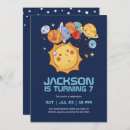 Search for universe birthday invitations Outer space