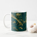 Search for teal swirl mugs Gold