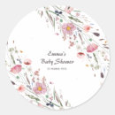 Search for chic baby shower stickers Little wildflower
