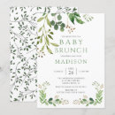 Search for greenery brunch baby shower invitations Eucalyptus