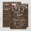 Search for rustic shower wedding invitations Autumn