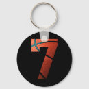 Search for number 7 key rings 7th