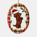 Search for dachshund cartoon christmas tree decorations Cute