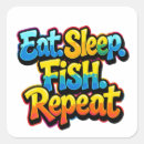 Search for eating fish stickers Eat sleep fish
