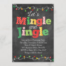 Search for lights christmas invitations Jingle and mingle